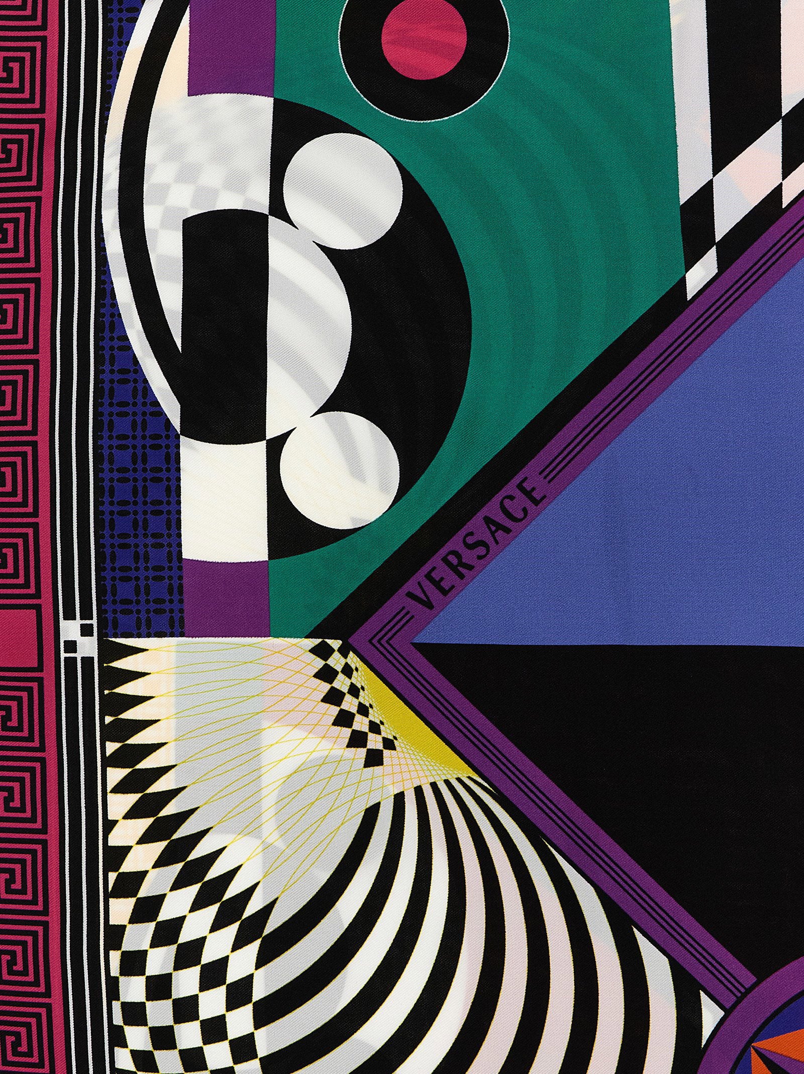 Versace Theatre Print Silk Scarf