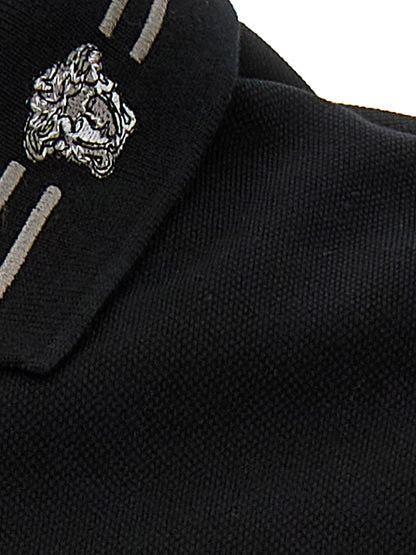Versace Medusa Embroidery Polo Shirt
