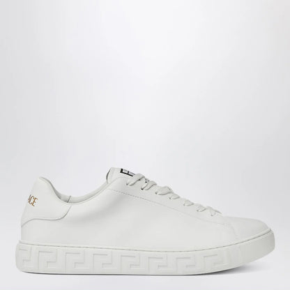 Versace White Greca nylon Sneakers