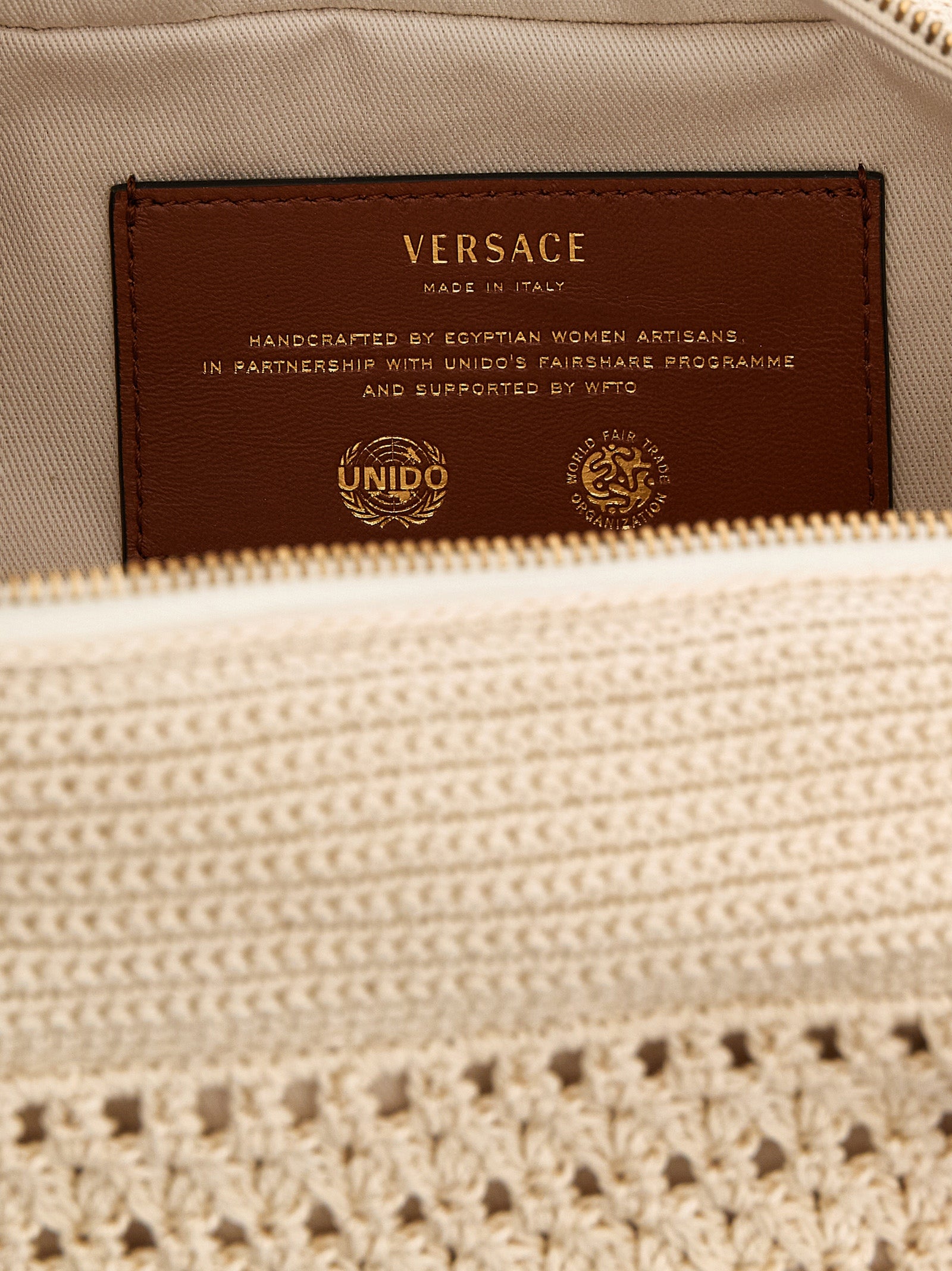 Versace Tag Shoulder Bag