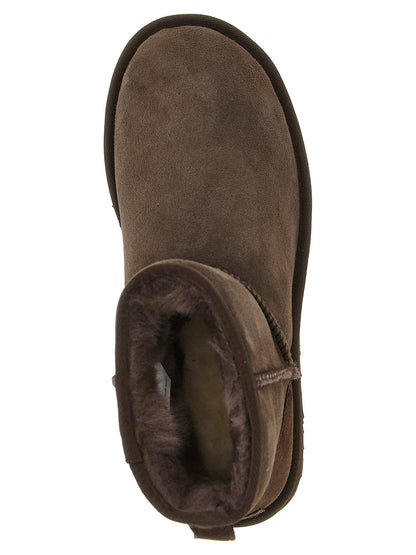 UGG Classic Mini Ii Brown Ankle Boots