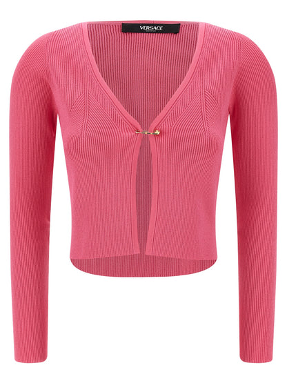 Versace Safety Pin Cardigan