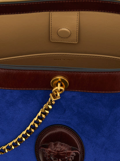 Versace Pivot Small Bucket Bag