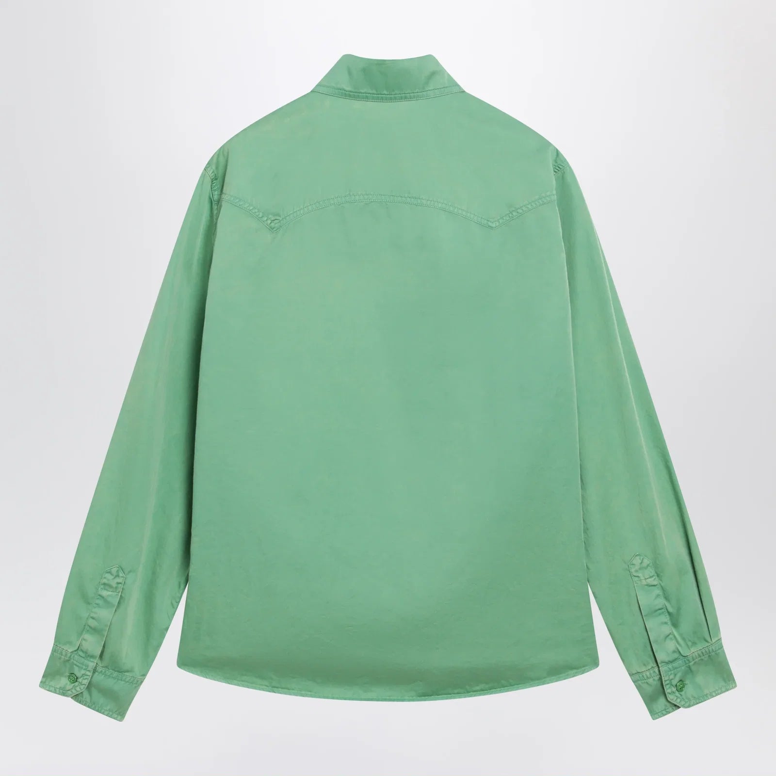 Versace Green cotton shirt