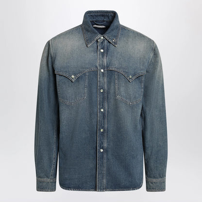 Versace Vintage blue denim shirt