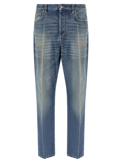 Versace Distressed Jeans