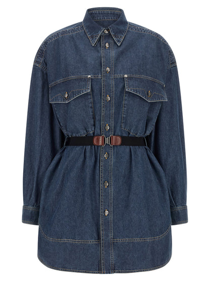 Versace Chambray Denim Dress