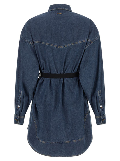 Versace Chambray Denim Dress