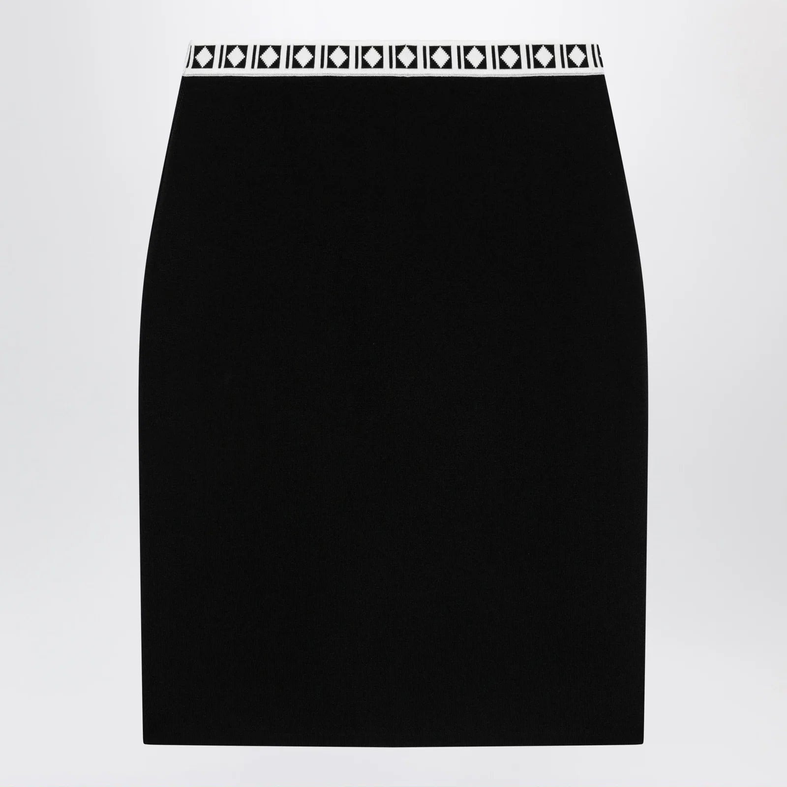 Versace Jacquard viscose-blend midi skirt in black
