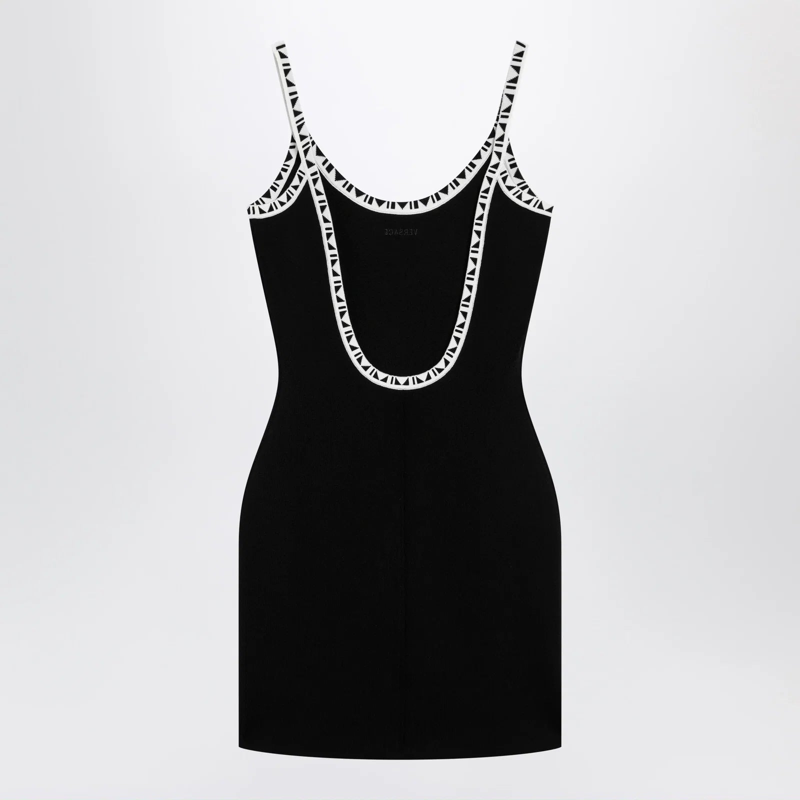 Versace Black stretch viscose mini dress
