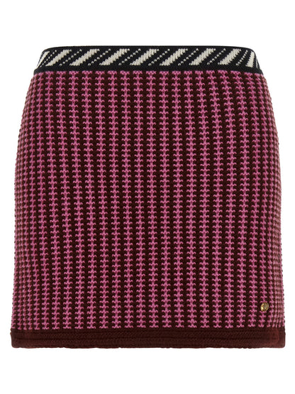 Versace Crochet Knit Skirt