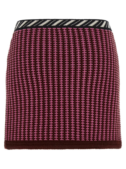 Versace Crochet Knit Skirt