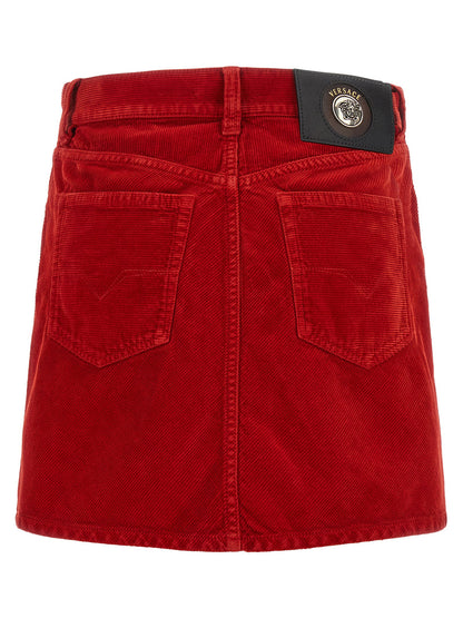 Versace Corduroy Skirt