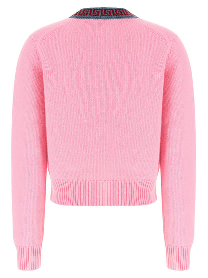 Versace Wool And Cashmere Cardigan