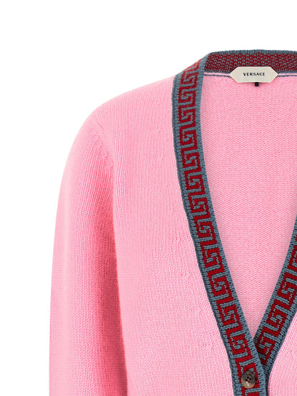 Versace Wool And Cashmere Cardigan