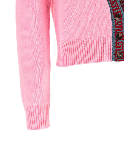 Versace Wool And Cashmere Cardigan