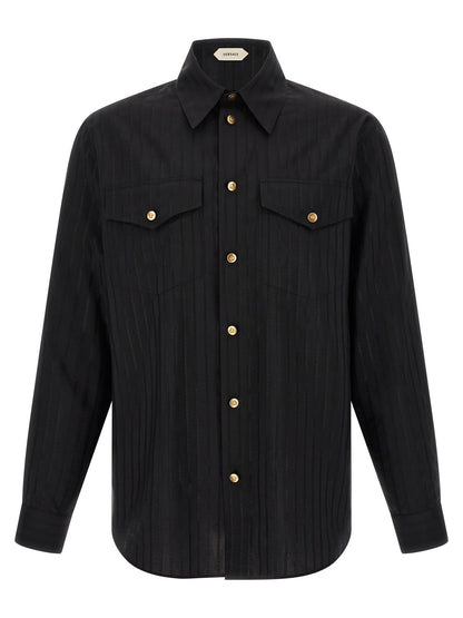 Versace Jacquard Silk Shirt