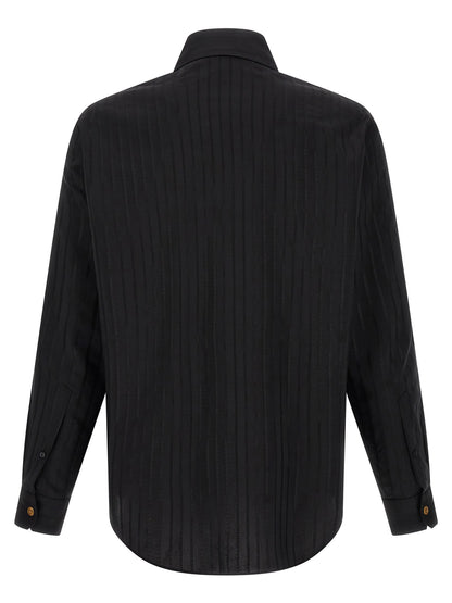 Versace Jacquard Silk Shirt