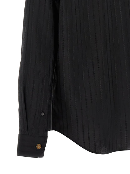 Versace Jacquard Silk Shirt