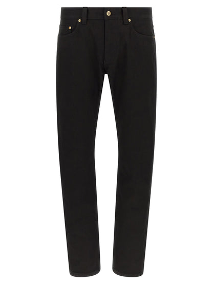 Versace Medusa Embroidery Jeans