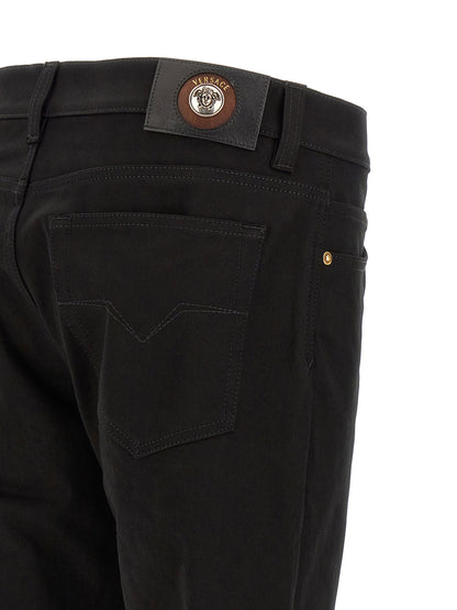 Versace Medusa Embroidery Jeans