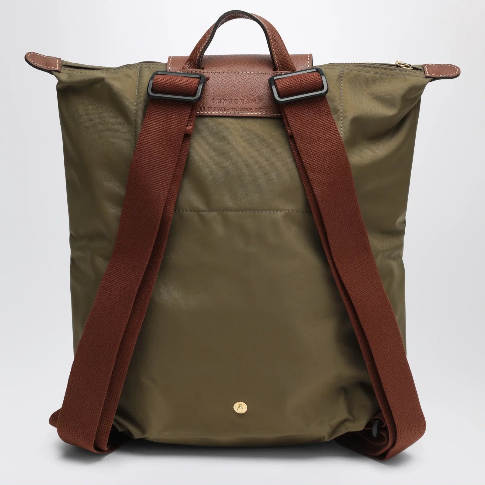 Longchamp M Le Pliage Original olive backpack
