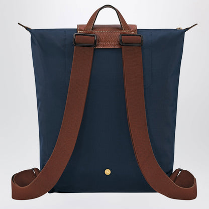 Longchamp M Le Pliage Original blue navy backpack