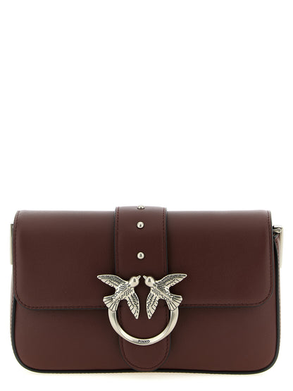 Pinko Mini Love Slouchy Shoulder Bag