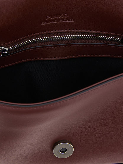 Pinko Mini Love Slouchy Shoulder Bag