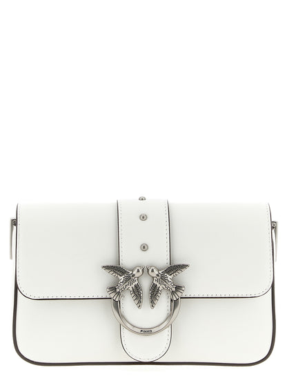 Pinko Mini Love Slouchy Shoulder Bag