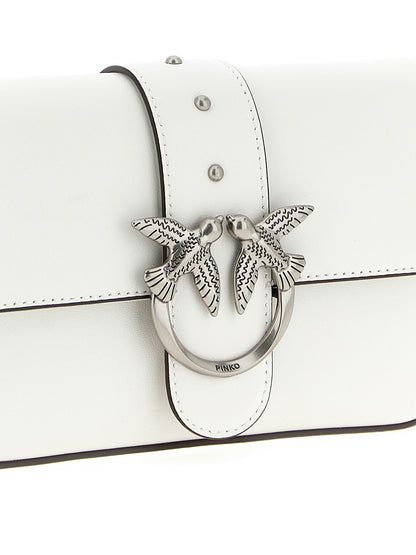 Pinko Mini Love Slouchy Shoulder Bag