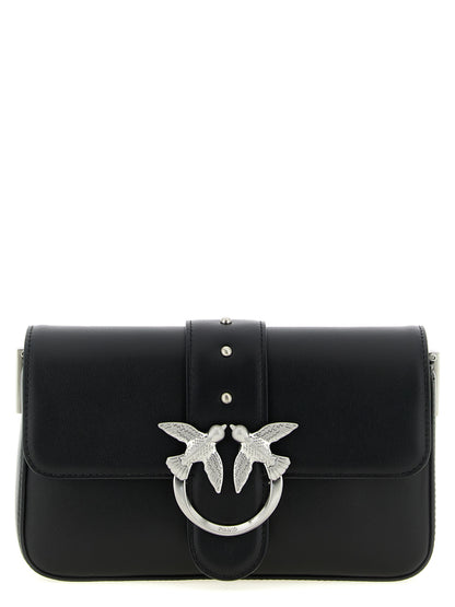Pinko Mini Love Slouchy Shoulder Bag
