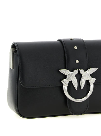 Pinko Mini Love Slouchy Shoulder Bag