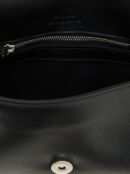 Pinko Mini Love Slouchy Shoulder Bag