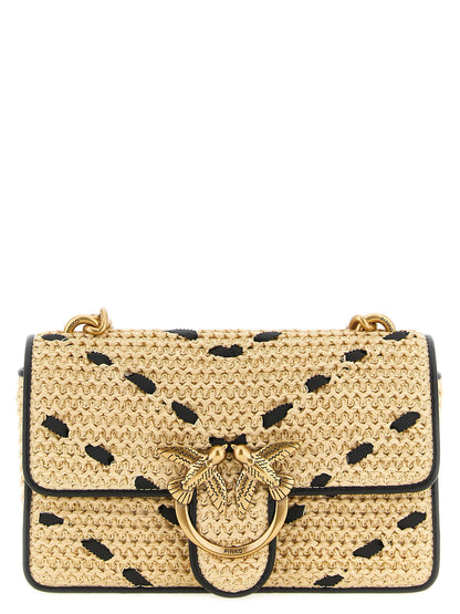 Pinko Mini Love One Light Crossbody Bag