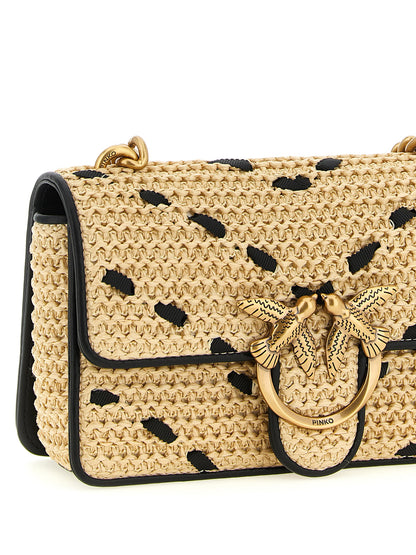 Pinko Mini Love One Light Crossbody Bag