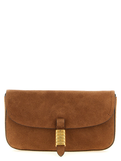 Pinko Saddle Flat Medium Shoulder Bag