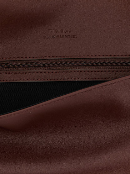 Pinko Medium Love Click Soft Horizontal Clutch Bag