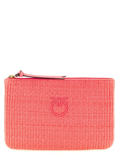 Pinko Raffia Clutch