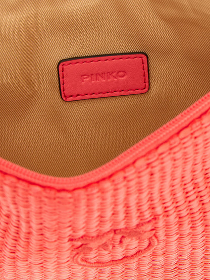 Pinko Raffia Clutch