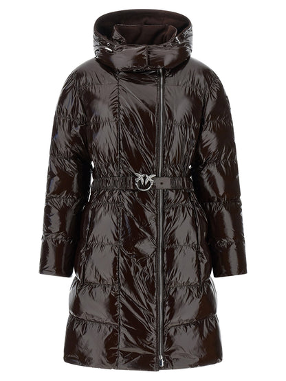 Pinko Love Birds Buckle Down Jacket