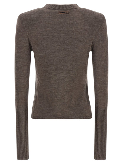 Pinko Padded Shoulder Sweater