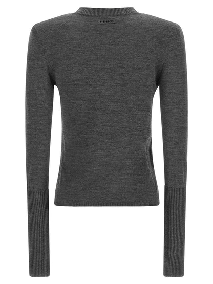 Pinko Padded Shoulder Sweater