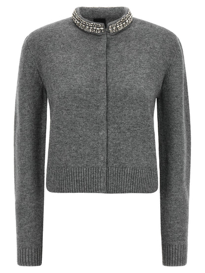 Pinko Jewel Collar Cardigan