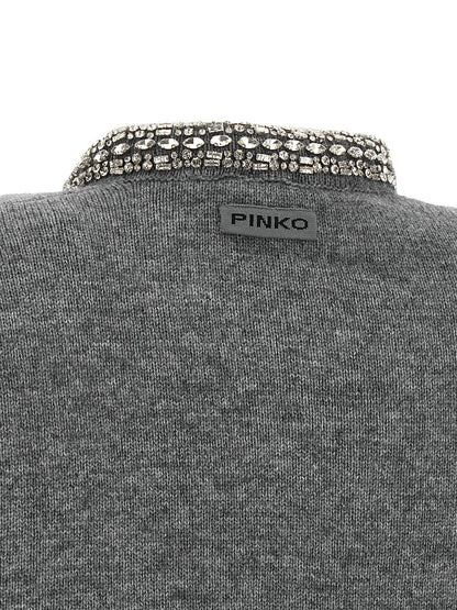 Pinko Jewel Collar Cardigan