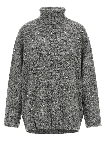 Pinko Crystal Turtleneck Sweater