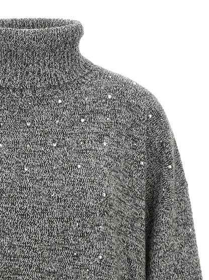 Pinko Crystal Turtleneck Sweater