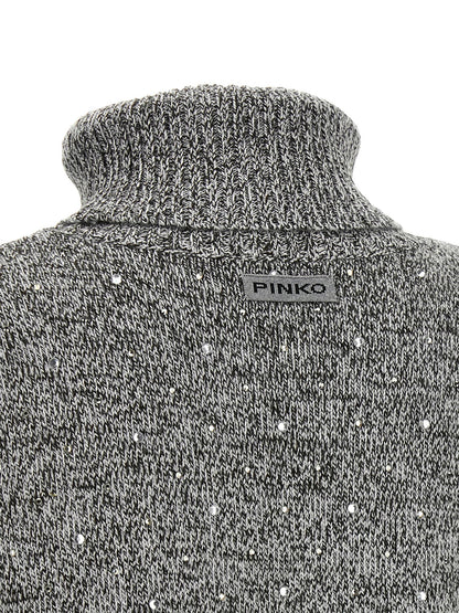 Pinko Crystal Turtleneck Sweater