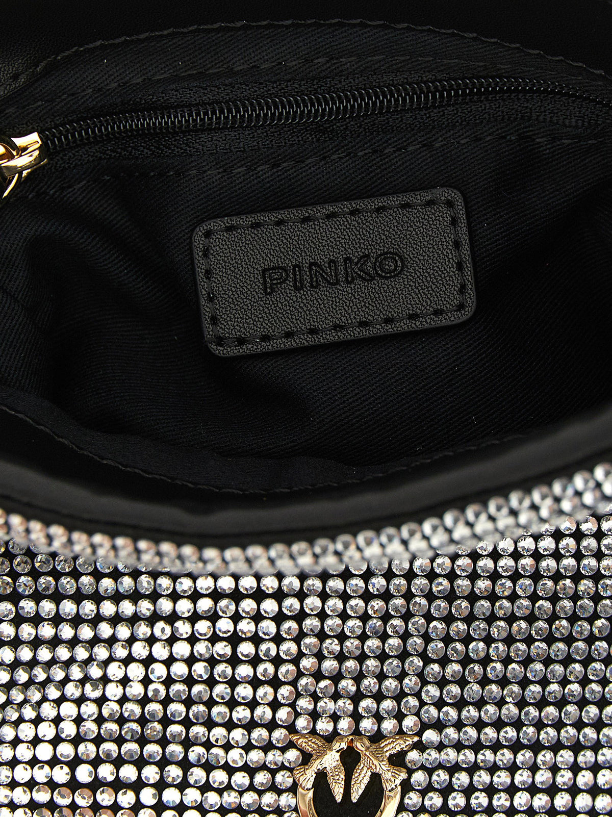 Pinko Rhinestone Bucket Bag
