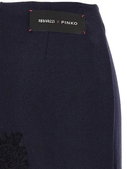 Bardazzi X Pinko Blue Botticino Skirt